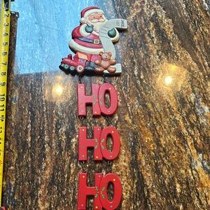 Kurt Adler Red Santa 'Ho Ho Ho' Wall Decor